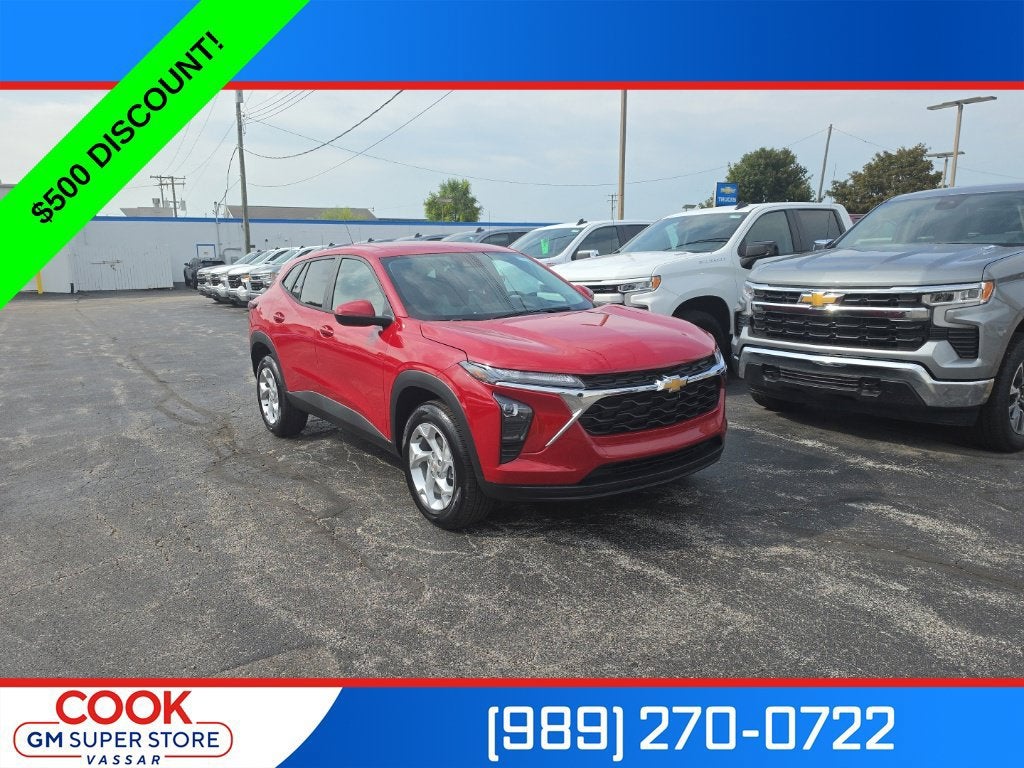 Apex Red 2026 Chevrolet Trax SUV / Crossover Front-Wheel Drive Automatic