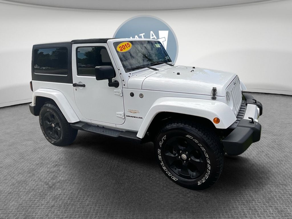 Bright White Clearcoat 2015 Jeep Wrangler SUV / Crossover Four-Wheel Drive 5-Speed Automatic