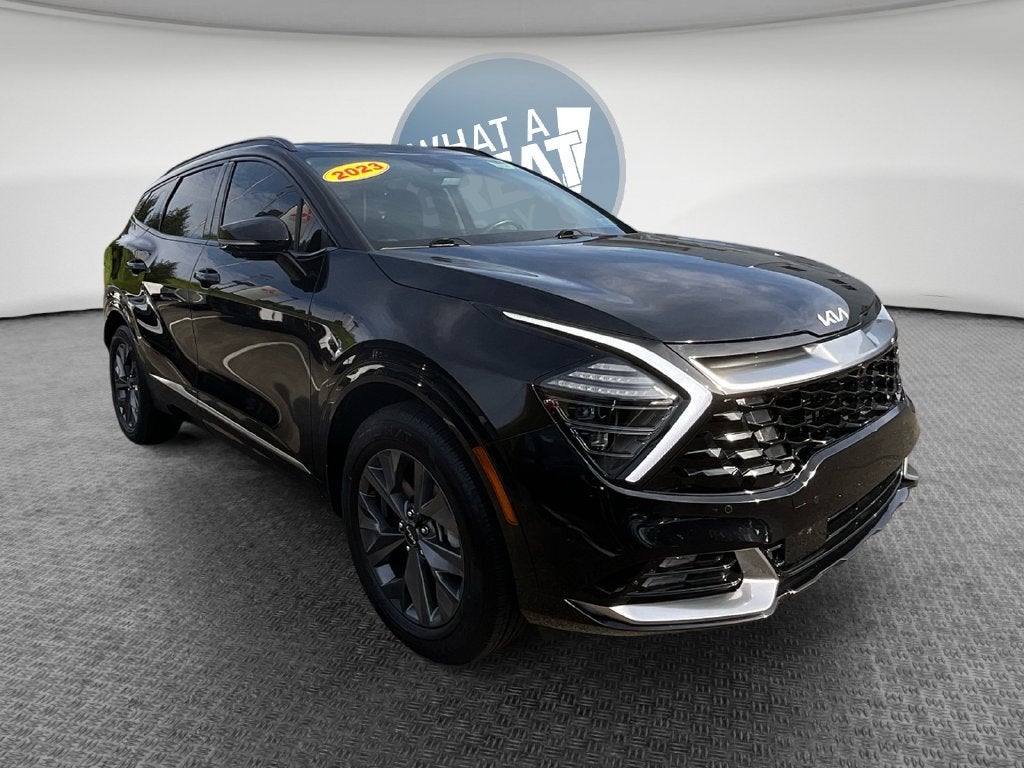 Fusion Black 2023 Kia Sportage Hybrid SUV / Crossover All-Wheel Drive 6-Speed Automatic