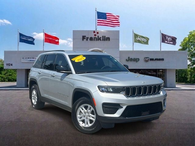 Silver 2025 Jeep Grand Cherokee SUV / Crossover Four-Wheel Drive 8-Speed Automatic
