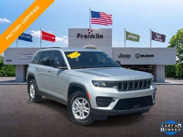 Silver 2025 Jeep Grand Cherokee SUV / Crossover Four-Wheel Drive 8-Speed Automatic