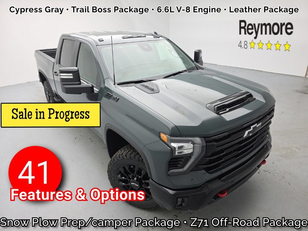 Cypress Gray 2026 Chevrolet Silverado 2500HD Pickup Truck Four-Wheel Drive Automatic