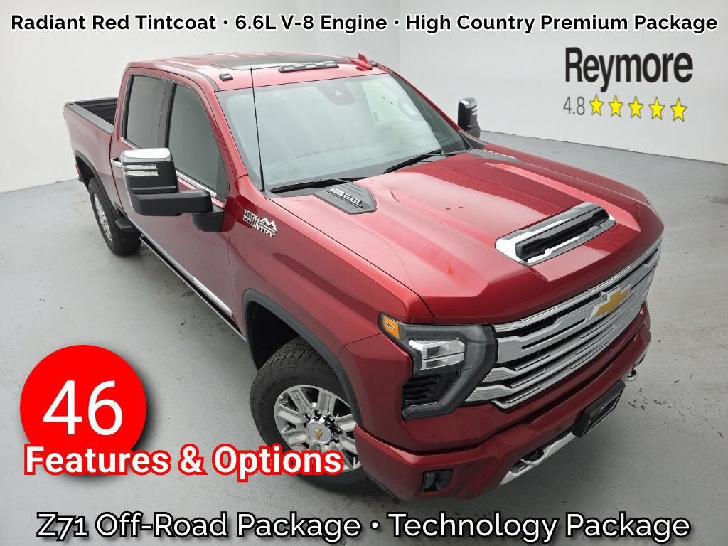 Radiant Red Tintcoat 2026 Chevrolet Silverado 2500HD Pickup Truck Four-Wheel Drive Automatic
