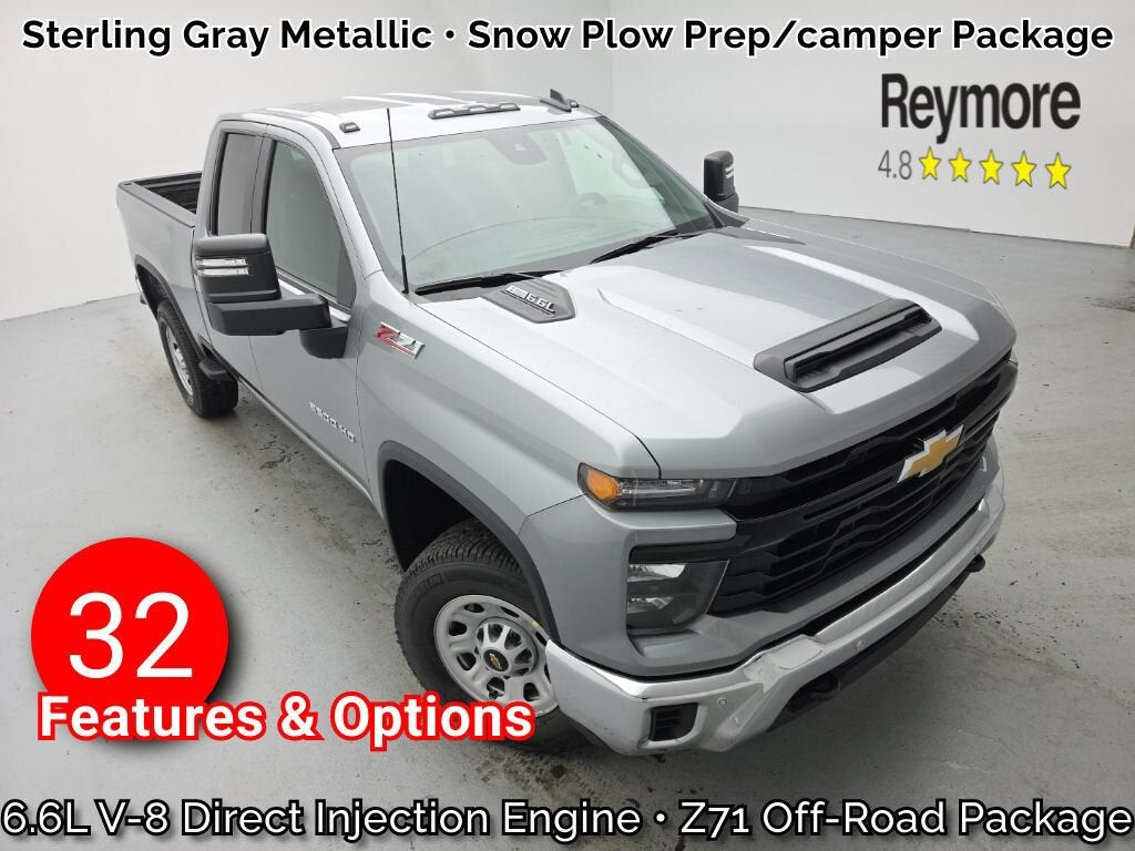 Sterling Gray Metallic 2026 Chevrolet Silverado 2500HD Pickup Truck Four-Wheel Drive Automatic