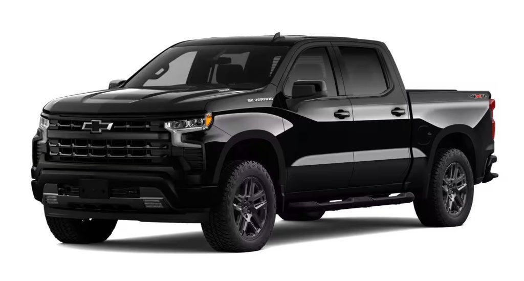 Black 2026 Chevrolet Silverado 1500 Pickup Truck Four-Wheel Drive Automatic