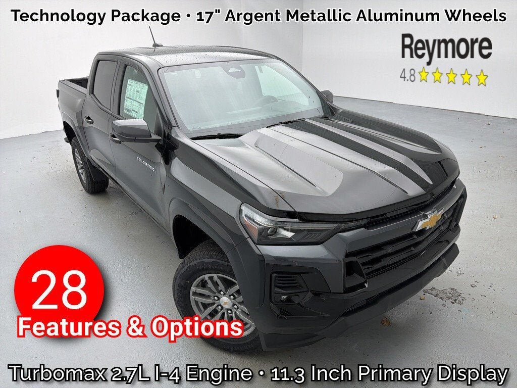 Black 2026 Chevrolet Colorado Pickup Truck Four-Wheel Drive Automatic