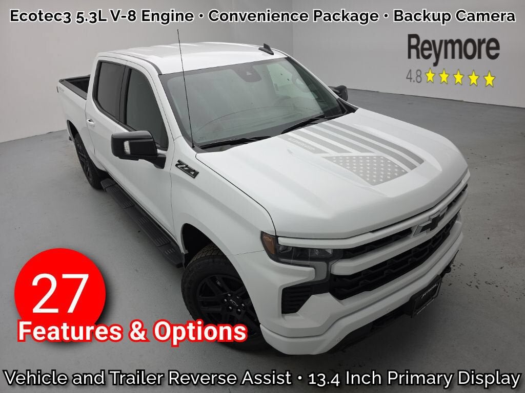 Summit White 2026 Chevrolet Silverado 1500 Pickup Truck Four-Wheel Drive Automatic