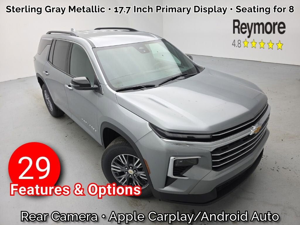 Sterling Gray Metallic 2026 Chevrolet Traverse SUV / Crossover Four-Wheel Drive Automatic