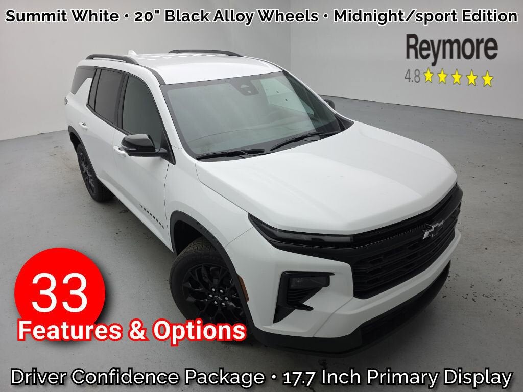 Summit White 2026 Chevrolet Traverse LT AWD SUV / Crossover Four-Wheel Drive Automatic