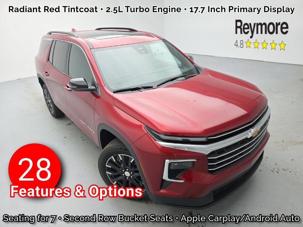 Radiant Red Tintcoat 2026 Chevrolet Traverse SUV / Crossover Four-Wheel Drive Automatic