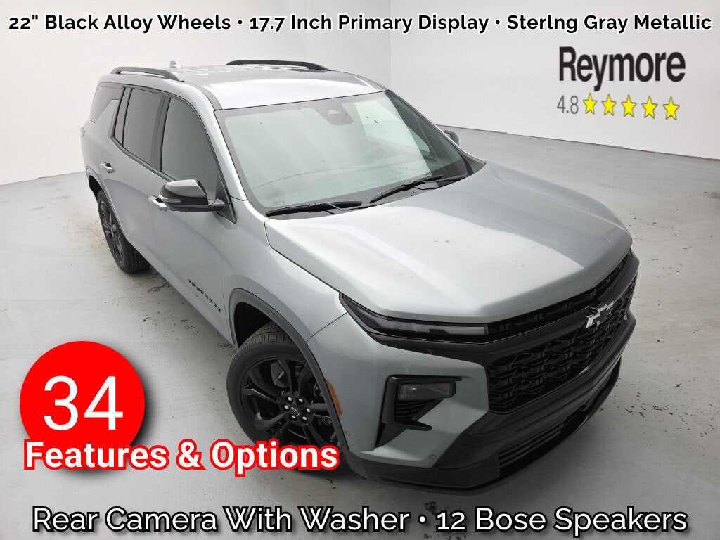 Sterling Gray Metallic 2027 Chevrolet Traverse SUV / Crossover Four-Wheel Drive Automatic