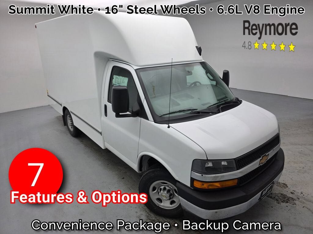Summit White 2026 Chevrolet Express Chassis Van Rear-Wheel Drive Automatic