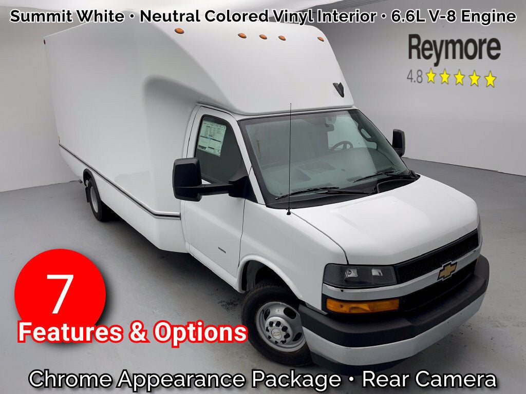 Summit White 2026 Chevrolet Express Chassis Van Rear-Wheel Drive Automatic