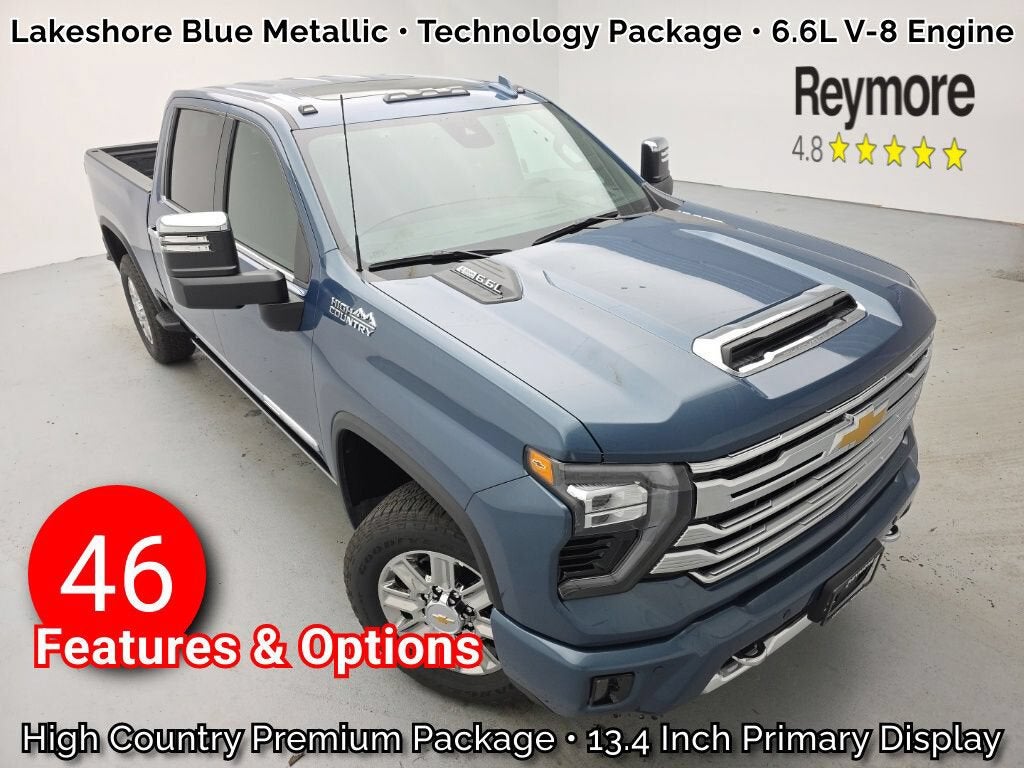 Lakeshore Blue Metallic 2026 Chevrolet Silverado 2500HD Pickup Truck Four-Wheel Drive Automatic