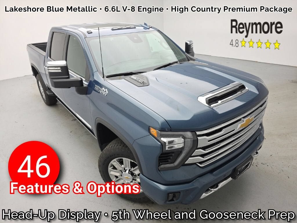 Lakeshore Blue Metallic 2026 Chevrolet Silverado 2500HD Pickup Truck Four-Wheel Drive Automatic