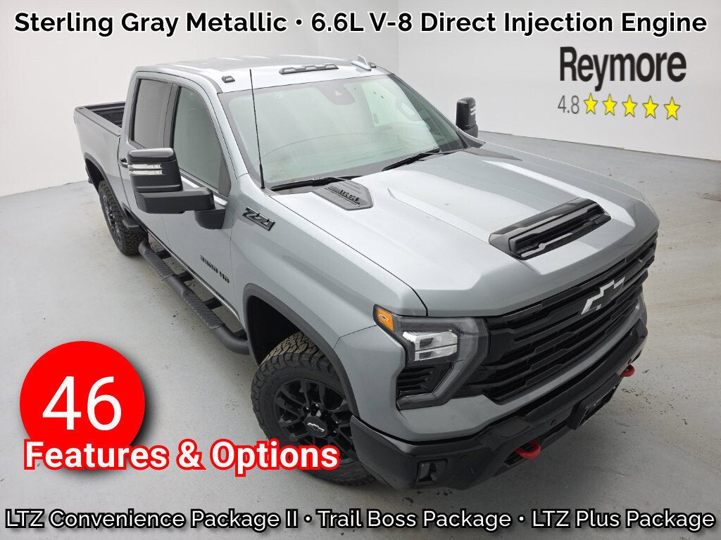 Sterling Gray Metallic 2026 Chevrolet Silverado 3500HD Pickup Truck Four-Wheel Drive Automatic