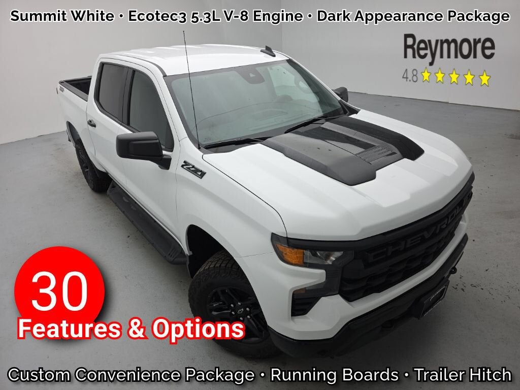 Summit White 2026 Chevrolet Silverado 1500 Pickup Truck Four-Wheel Drive Automatic