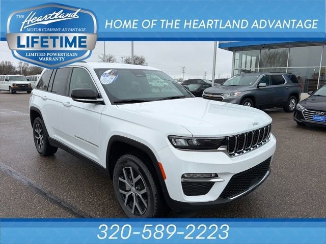 White 2024 Jeep Grand Cherokee SUV / Crossover Four-Wheel Drive Automatic