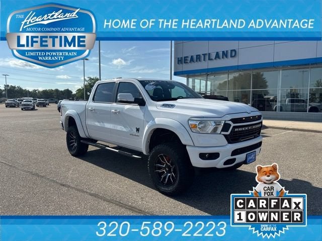 White 2022 RAM 1500 Pickup Truck Four-Wheel Drive Automatic