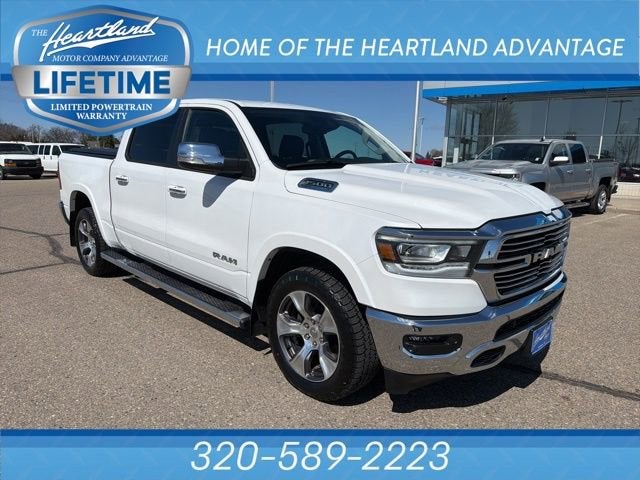 White 2022 RAM 1500 Pickup Truck Four-Wheel Drive Automatic