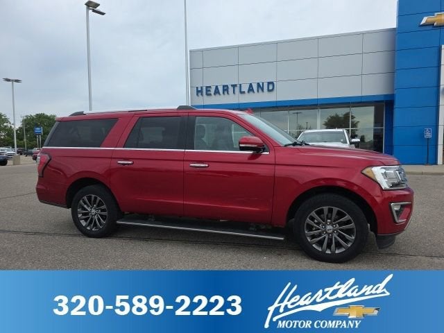 Red 2021 Ford Expedition MAX Limited 4WD SUV / Crossover Four-Wheel Drive Automatic