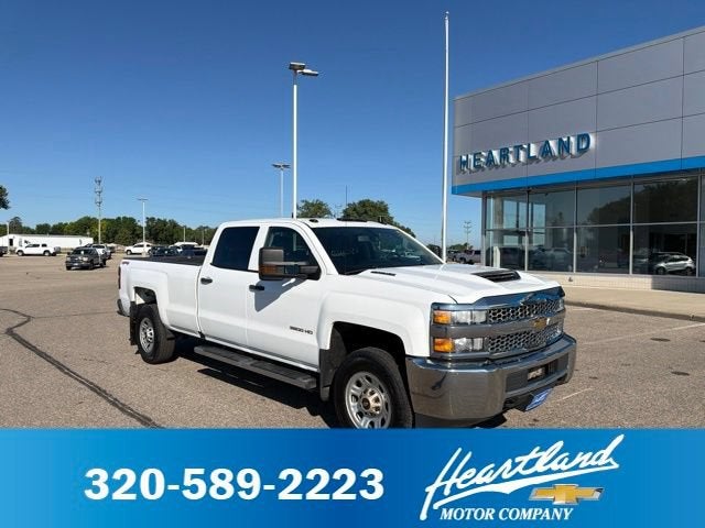 Summit White 2019 Chevrolet Silverado 3500HD Pickup Truck Four-Wheel Drive Automatic