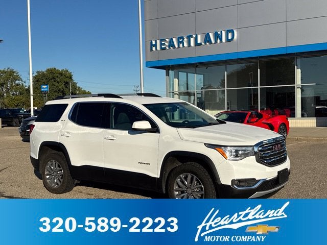 Summit White 2019 GMC Acadia SUV / Crossover Four-Wheel Drive Automatic