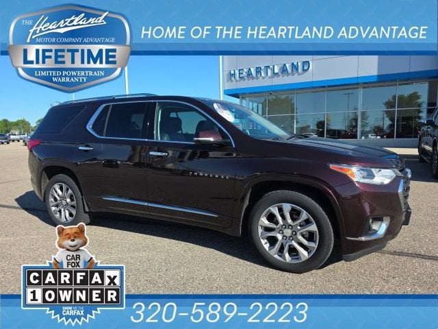 Black Cherry Metallic 2020 Chevrolet Traverse SUV / Crossover Four-Wheel Drive Automatic