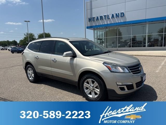 Champagne Silver Metallic 2013 Chevrolet Traverse SUV / Crossover All-Wheel Drive Automatic
