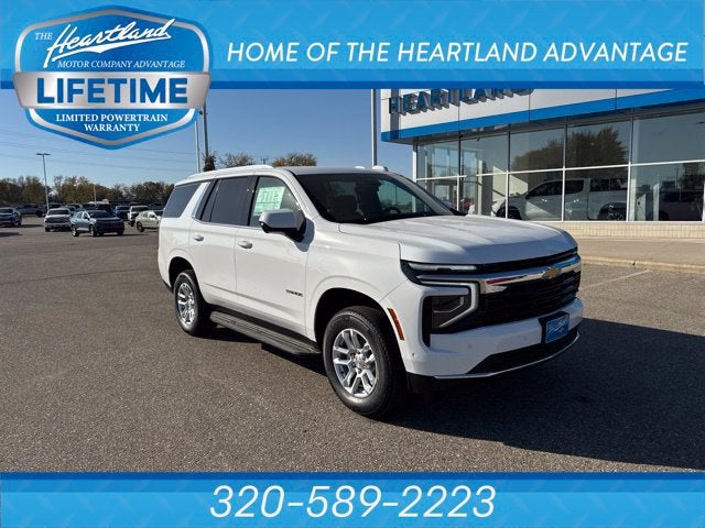 Summit White 2026 Chevrolet Tahoe SUV / Crossover Four-Wheel Drive Automatic