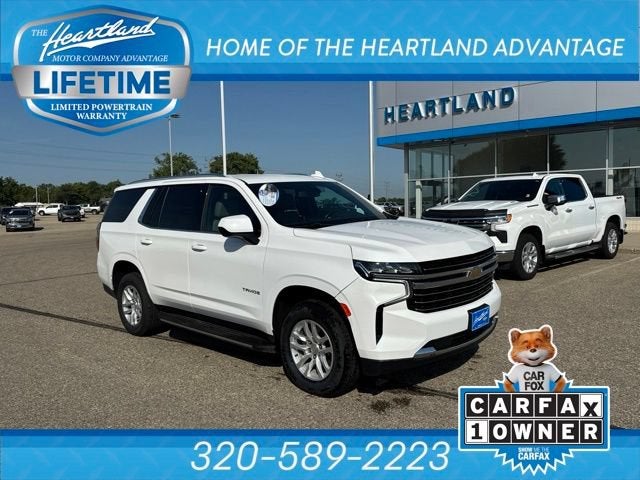 Summit White 2021 Chevrolet Tahoe SUV / Crossover Four-Wheel Drive Automatic