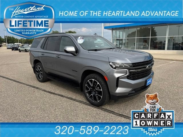 Gray (Satin Steel Metallic) 2021 Chevrolet Tahoe SUV / Crossover Four-Wheel Drive Automatic