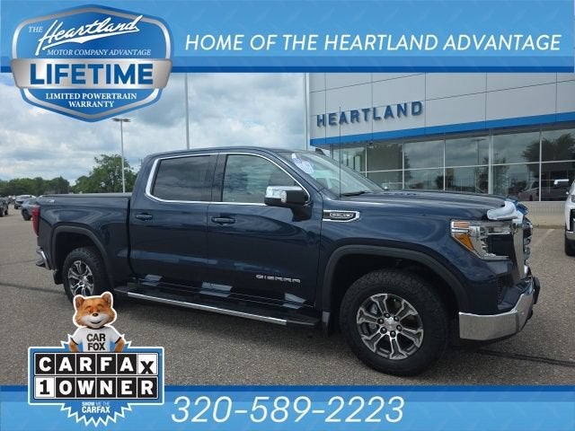 Pacific Blue Metallic 2020 GMC Sierra 1500 Pickup Truck Four-Wheel Drive Automatic