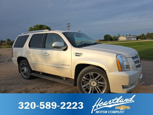 White Diamond Tricoat 2013 Cadillac Escalade SUV / Crossover All-Wheel Drive Automatic