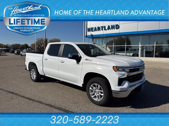 Summit White 2026 Chevrolet Silverado 1500 Pickup Truck Four-Wheel Drive Automatic