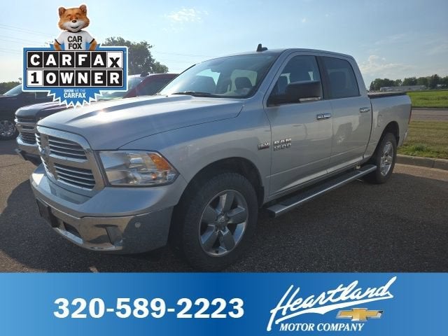 Silver 2018 RAM 1500 Pickup Truck Four-Wheel Drive Automatic