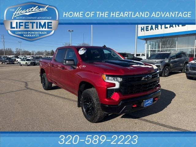 Radiant Red Tintcoat 2023 Chevrolet Silverado 1500 Pickup Truck Four-Wheel Drive Automatic