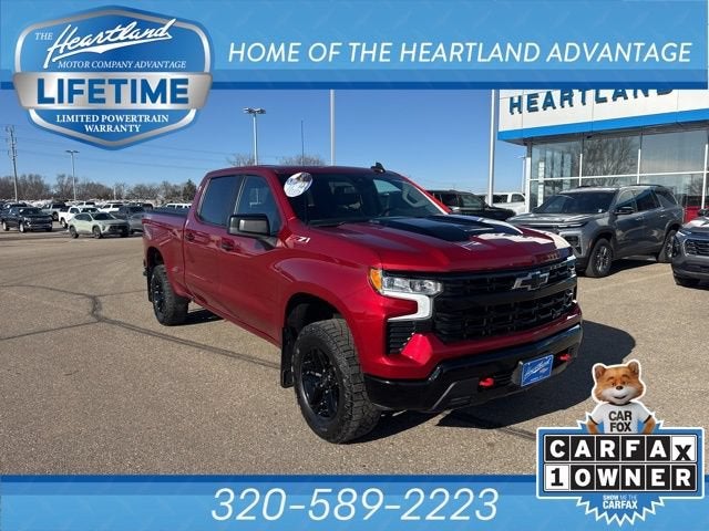 Radiant Red Tintcoat 2023 Chevrolet Silverado 1500 Pickup Truck Four-Wheel Drive Automatic
