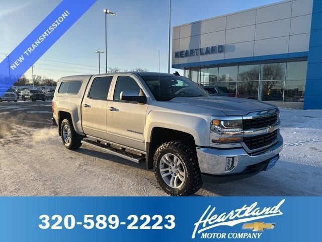 Silver Ice Metallic 2018 Chevrolet Silverado 1500 Pickup Truck Four-Wheel Drive Automatic