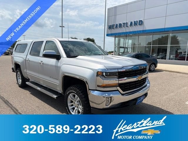 Silver Ice Metallic 2018 Chevrolet Silverado 1500 Pickup Truck Four-Wheel Drive Automatic