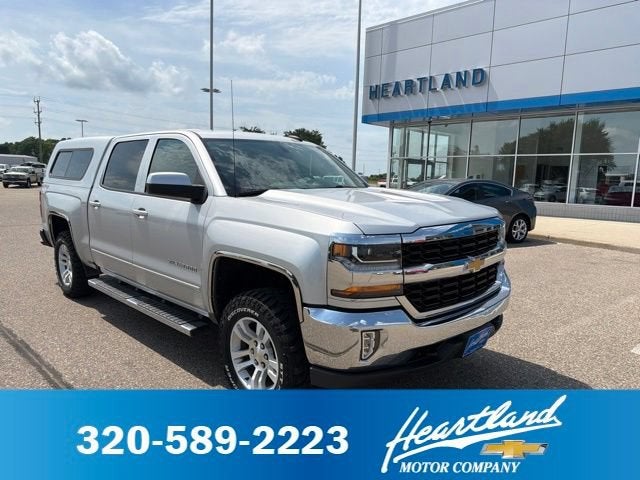Silver Ice Metallic 2018 Chevrolet Silverado 1500 Pickup Truck Four-Wheel Drive Automatic