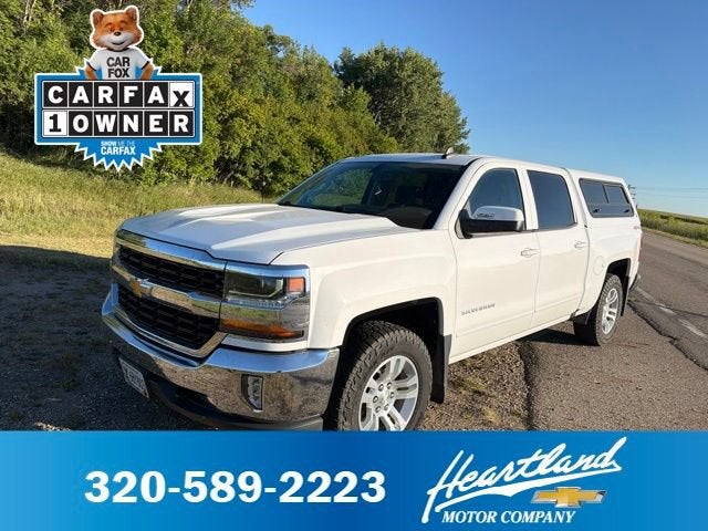 Summit White 2017 Chevrolet Silverado 1500 Pickup Truck Four-Wheel Drive Automatic