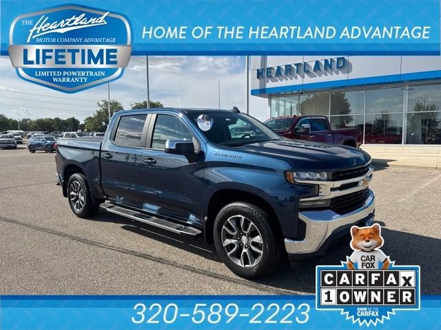 Northsky Blue Metallic 2020 Chevrolet Silverado 1500 Pickup Truck Four-Wheel Drive Automatic