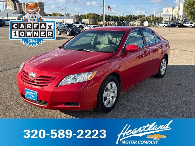 Red 2009 Toyota Camry Sedan  Automatic