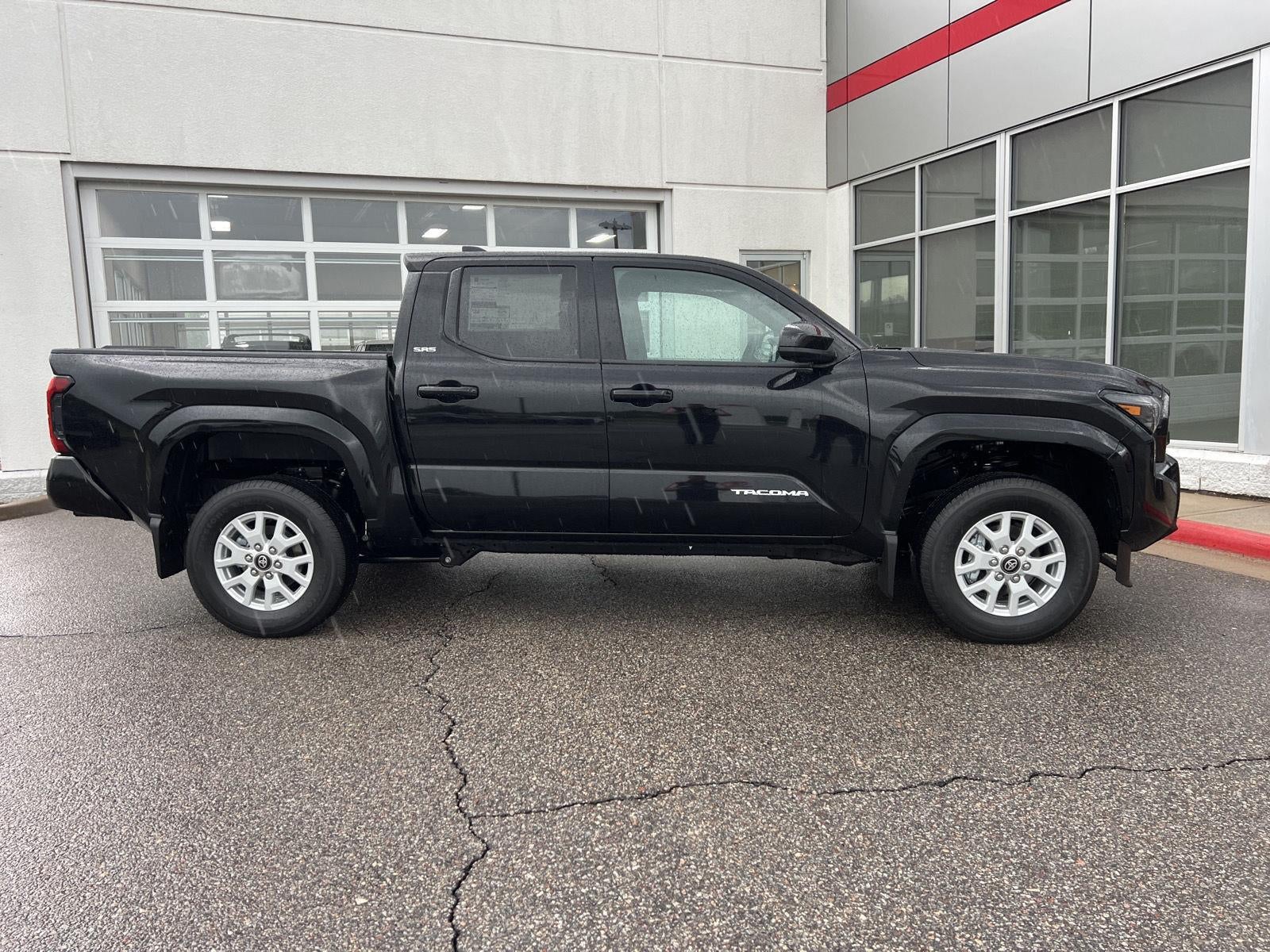 Black 2026 Toyota Tacoma SR5 Double Cab RWD Pickup Truck 4X2 8-Speed Automatic