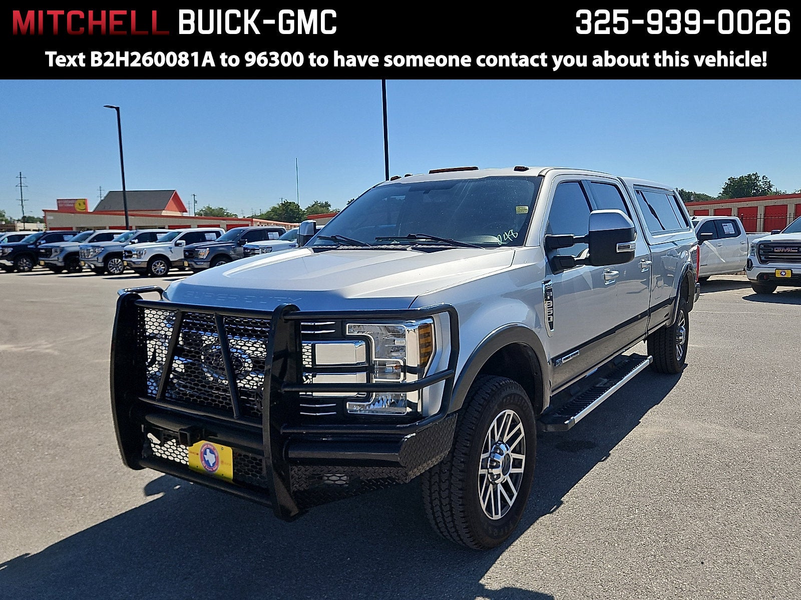 Silver 2018 Ford F-350 Super Duty Pickup Truck Four-Wheel Drive 