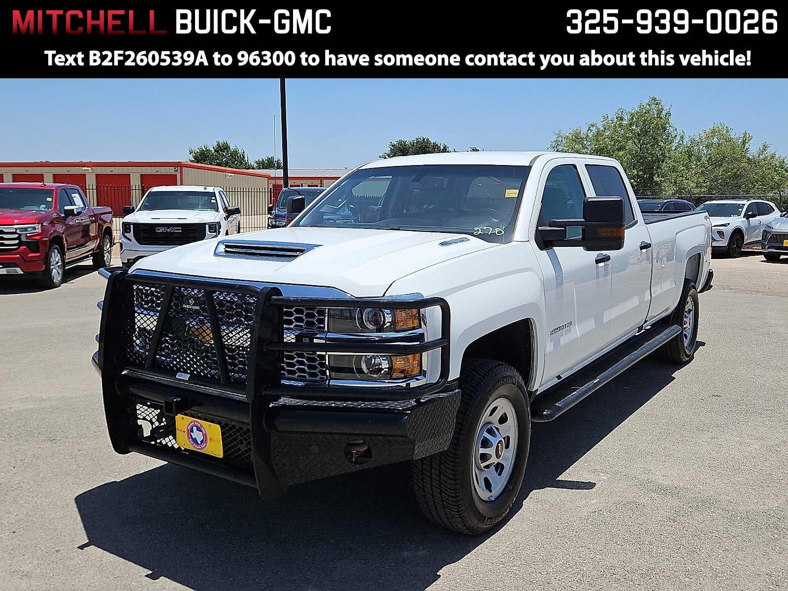Summit White 2019 Chevrolet Silverado 3500HD Pickup Truck Four-Wheel Drive Automatic