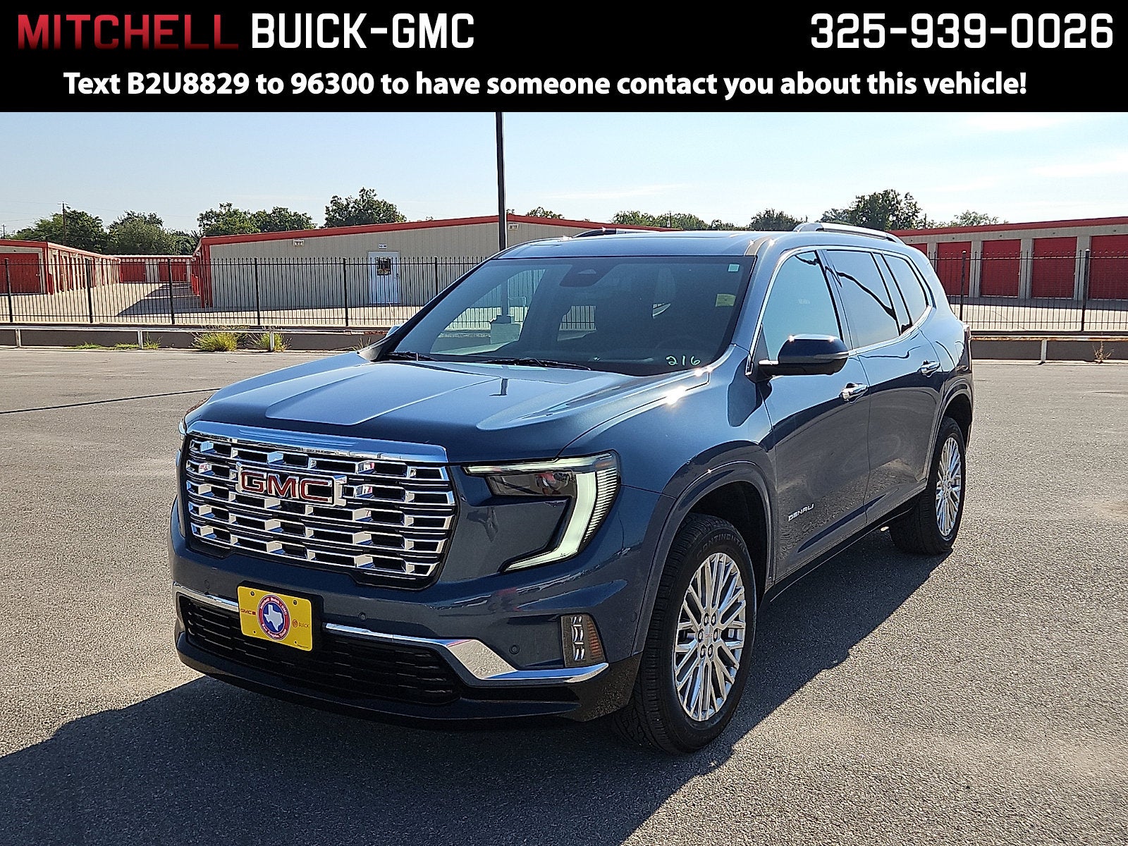 Downpour Metallic 2026 GMC Acadia SUV / Crossover Four-Wheel Drive Automatic