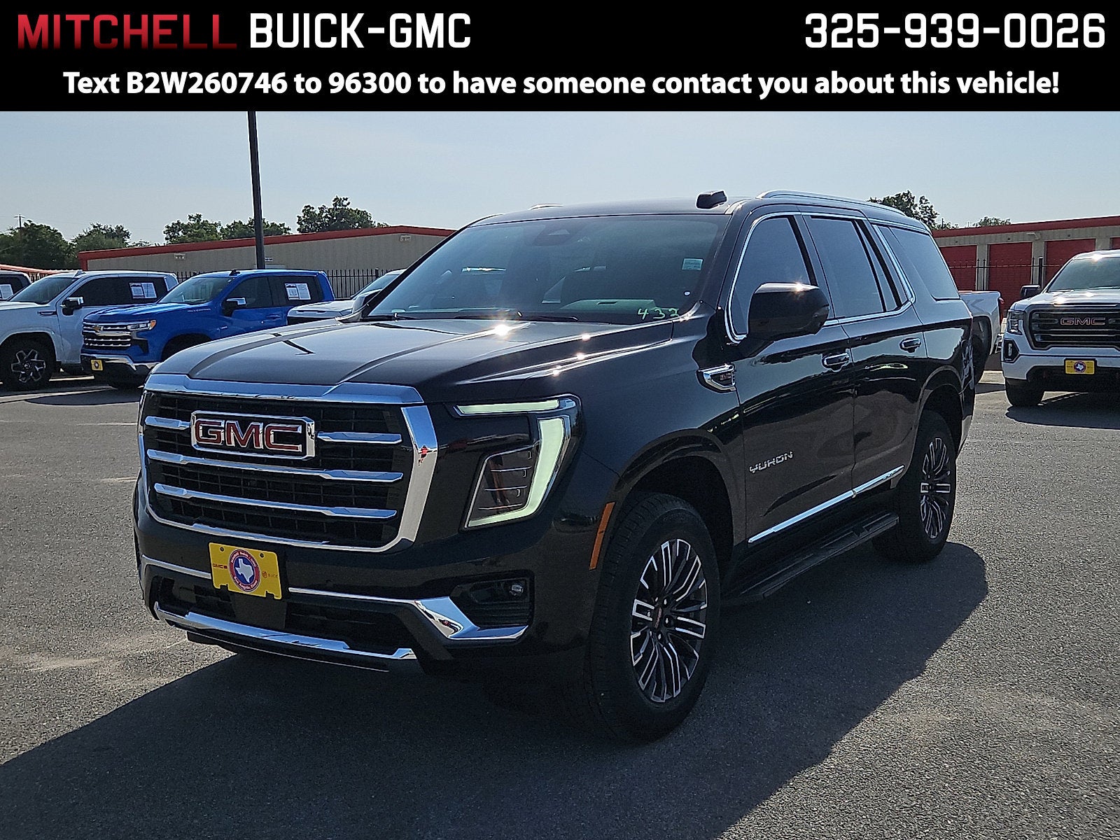 Onyx Black 2026 GMC Yukon SUV / Crossover 4X2 Automatic