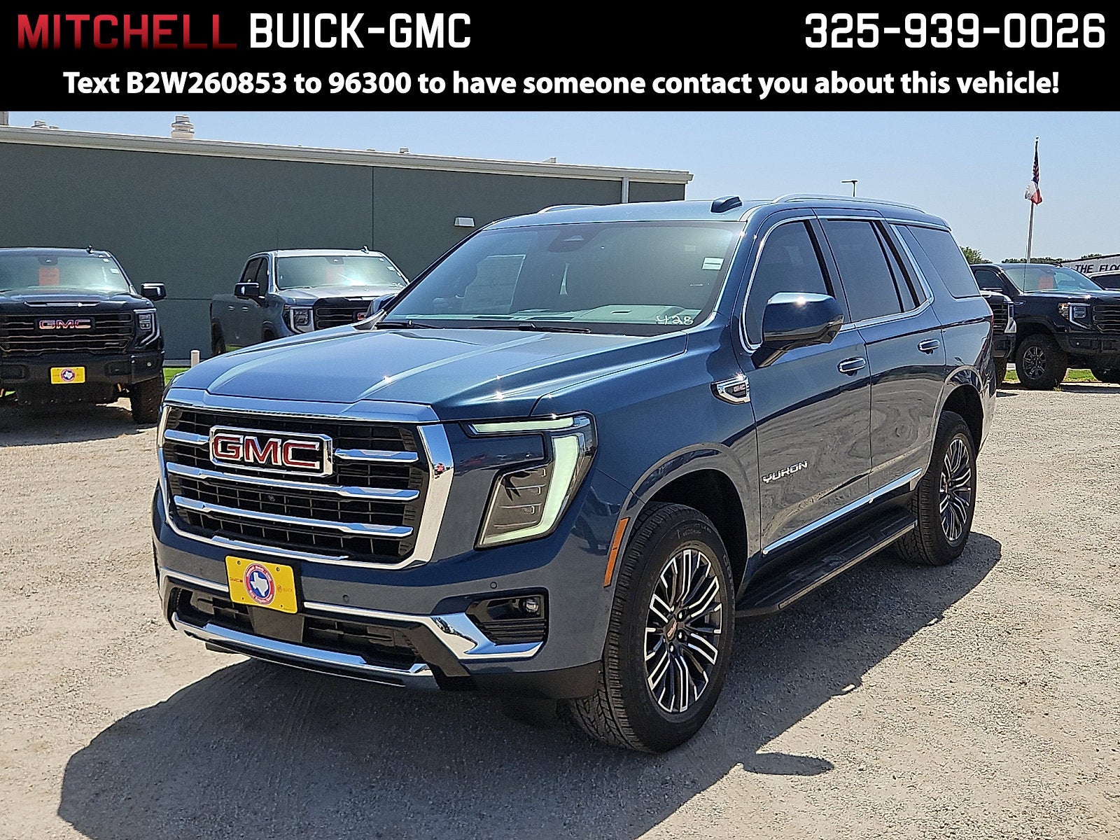 Downpour Metallic 2026 GMC Yukon SUV / Crossover 4X2 Automatic